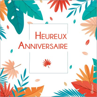 Heureux anniversaire