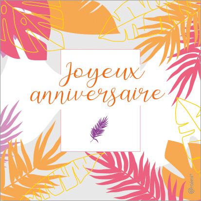 Joyeux anniversaire
