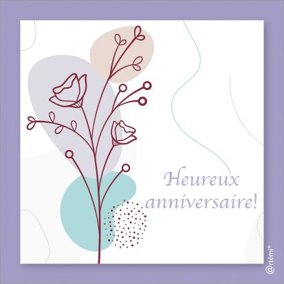 Heureux anniversaire