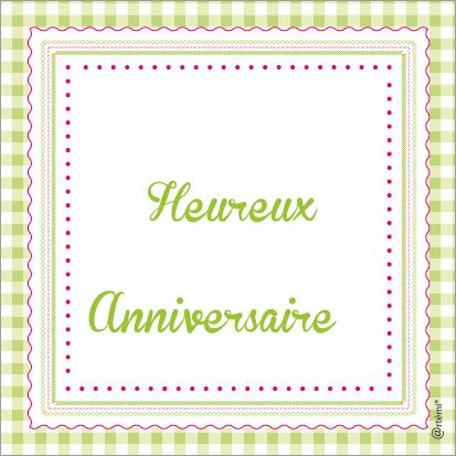 Heureux anniversaire