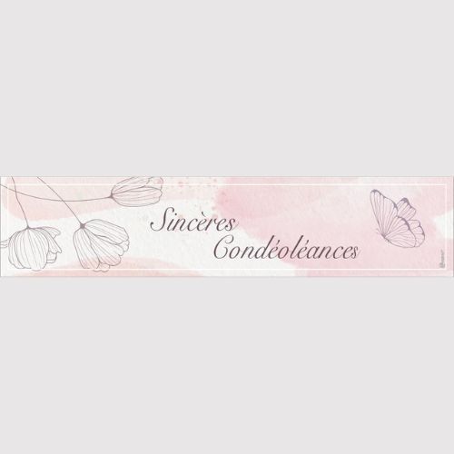 Sincères condoléances