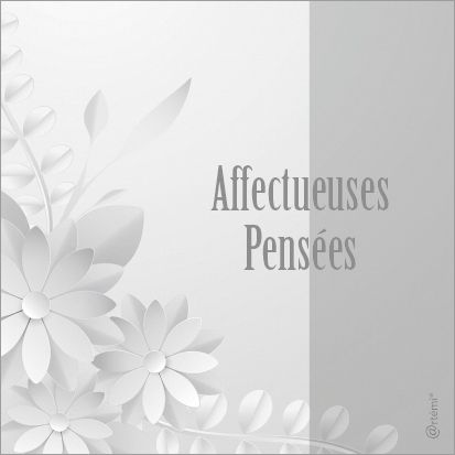 Affectueuses pensées