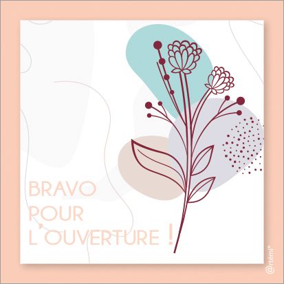 Bravo pour l'ouverture
