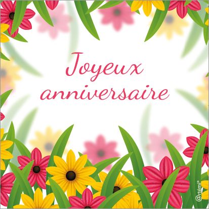 Joyeux anniversaire
