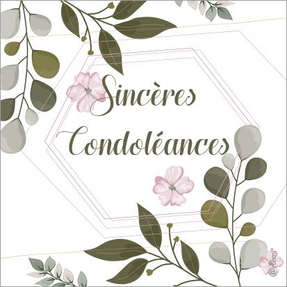 Sincères condoléances