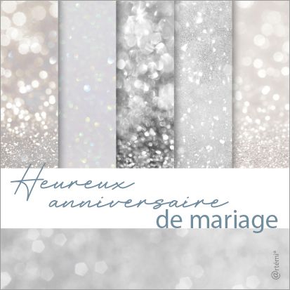 Heureux anniversaire de mariage