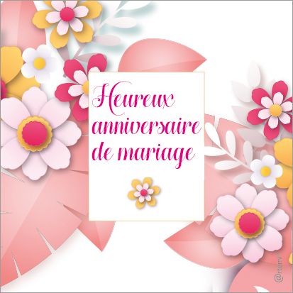 Heureux anniversaire de mariage