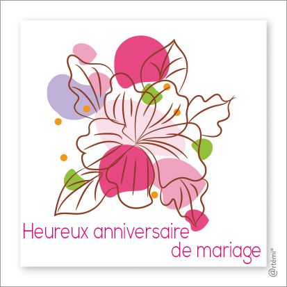 Heureux anniversaire de mariage