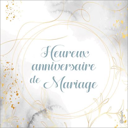 Heureux anniversaire de mariage