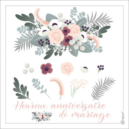 Heureux anniversaire de mariage