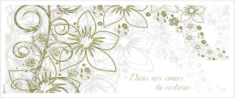 Dans nos coeurs tu resteras