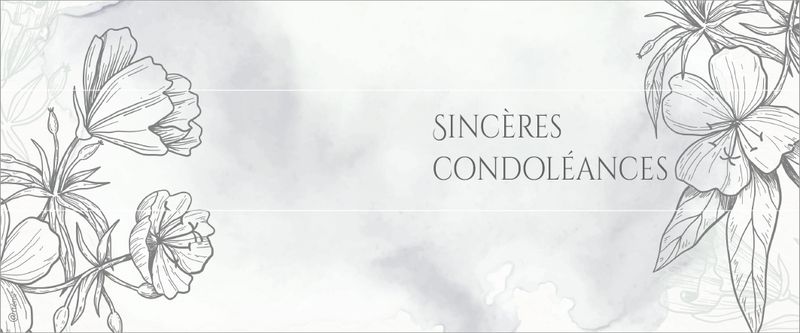 Sincères condoléances