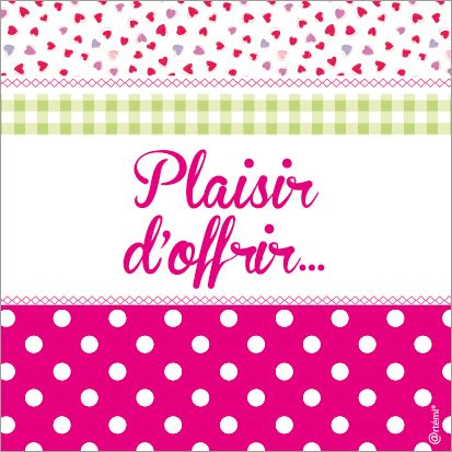 Plaisir d'offrir