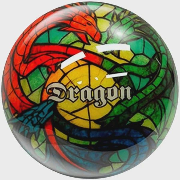 Swag Dragon Stained Glass