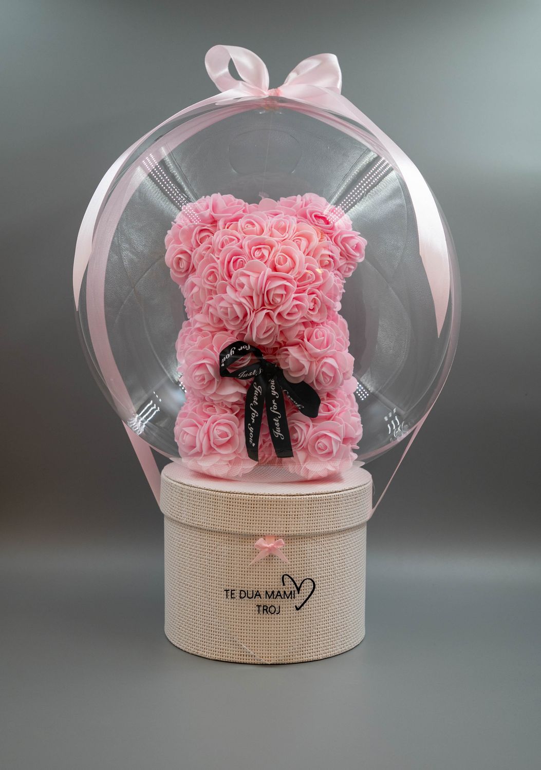 Ballon mit Rosen-Teddy