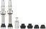 Muc-Off V2Tubeless Presta Valve Kit (Pair), Color: Silver 44mm Muc-Off Kit