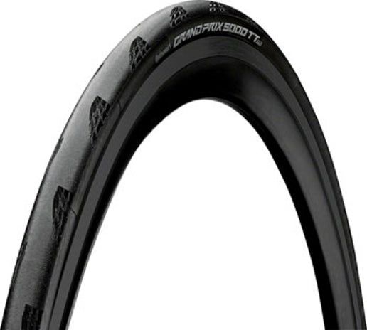 Continental Grand Prix 5000 TT TR Tire - 700 x 28, Tubeless, Folding, Black, BlackChili, Vectran Breaker, LazerGrip, ACT