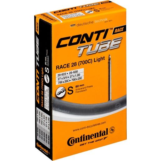 Continental Light Tube - 700 x 20 - 25mm, 80mm Presta Valve