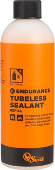 Orange Seal Endurance Tubeless Tire Sealant with Twist Lock Applicator - 4oz