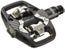 LOOK X-TRACK EN-RAGE Pedals - Dual Sided Clipless with Platform, Chromoly, 9/16", Black