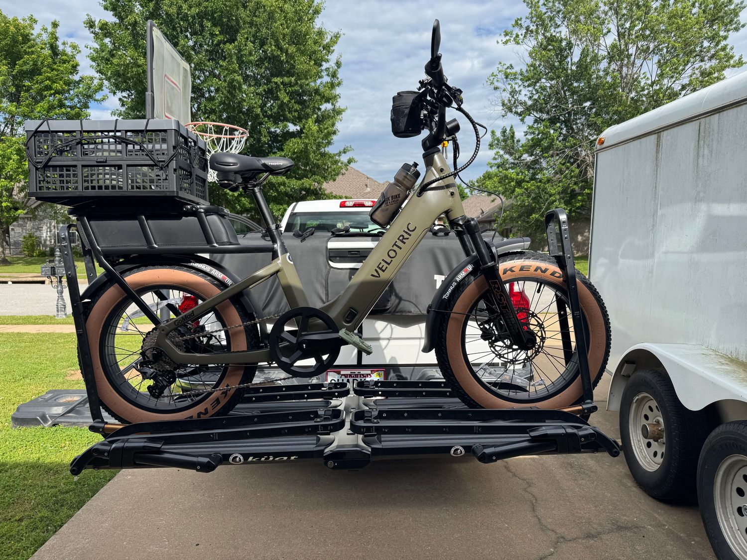 OZK Bike MIK Rear Rack MadBOX - F (Fold) w/Bungee Net