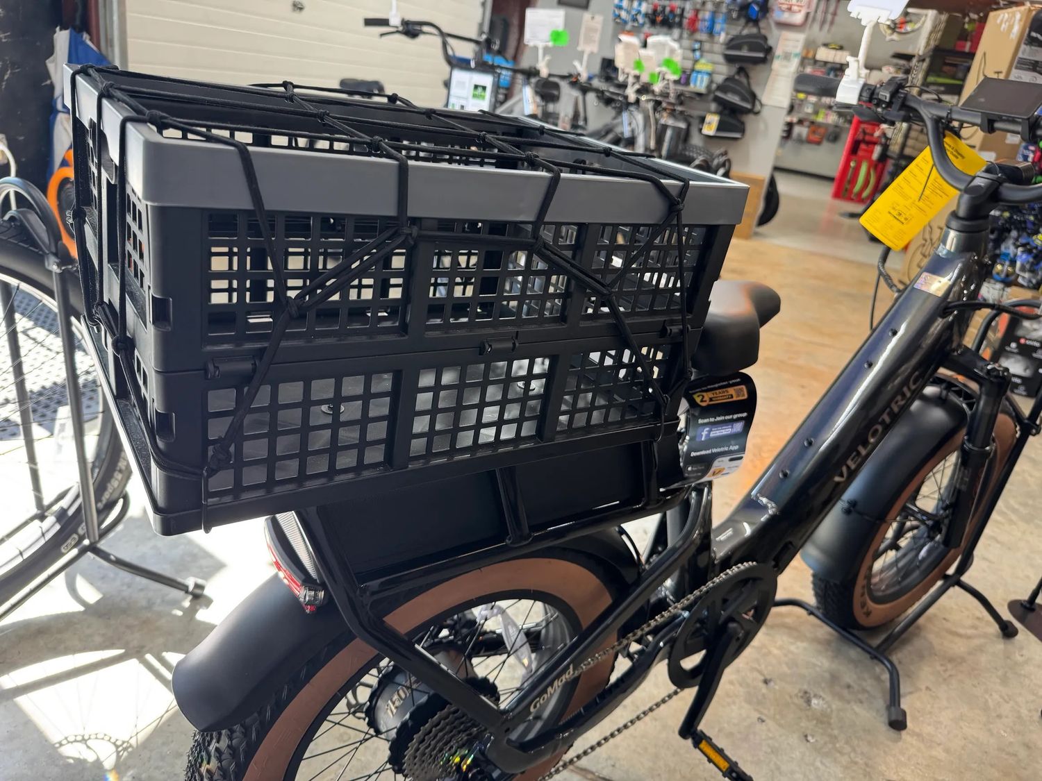 OZK Bike MIK Rear Rack MadBOX - F (Fold) w/Bungee Net
