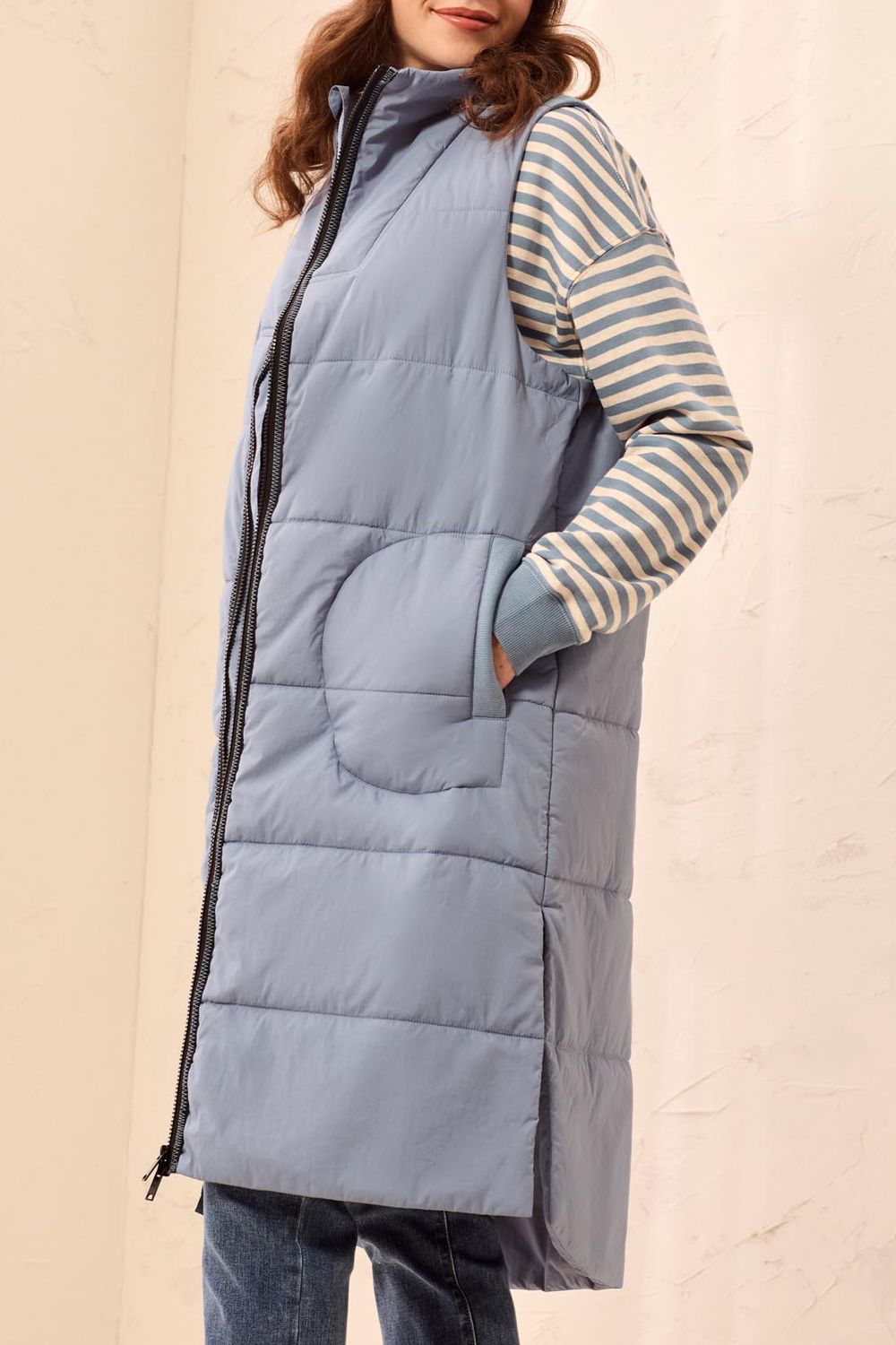 Vest Long Quilted