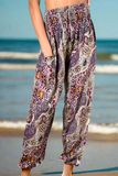 Bali Pants Printed, Colour: Purple, Size: One Size