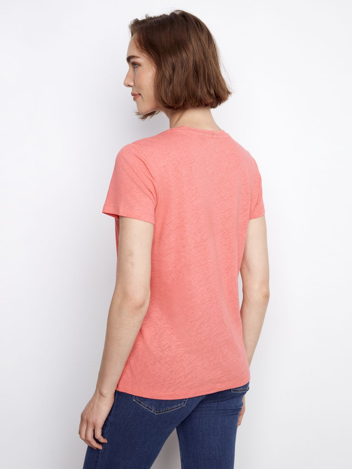 T-Shirt Linen VNeck
