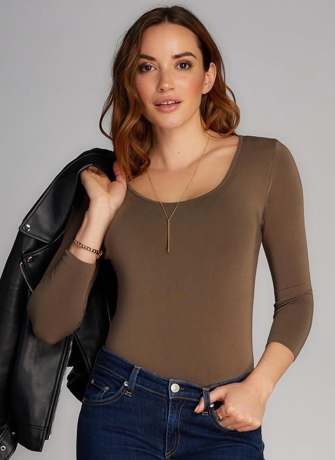Bamboo 3/4 Sleeve Top Cest Moi
