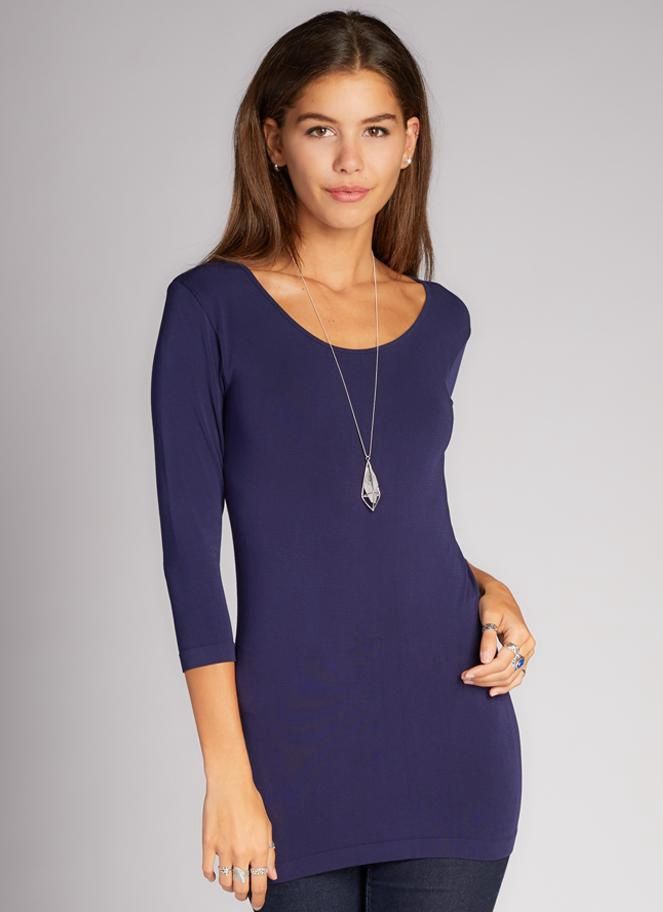 Bamboo 3/4 Sleeve Top Cest Moi