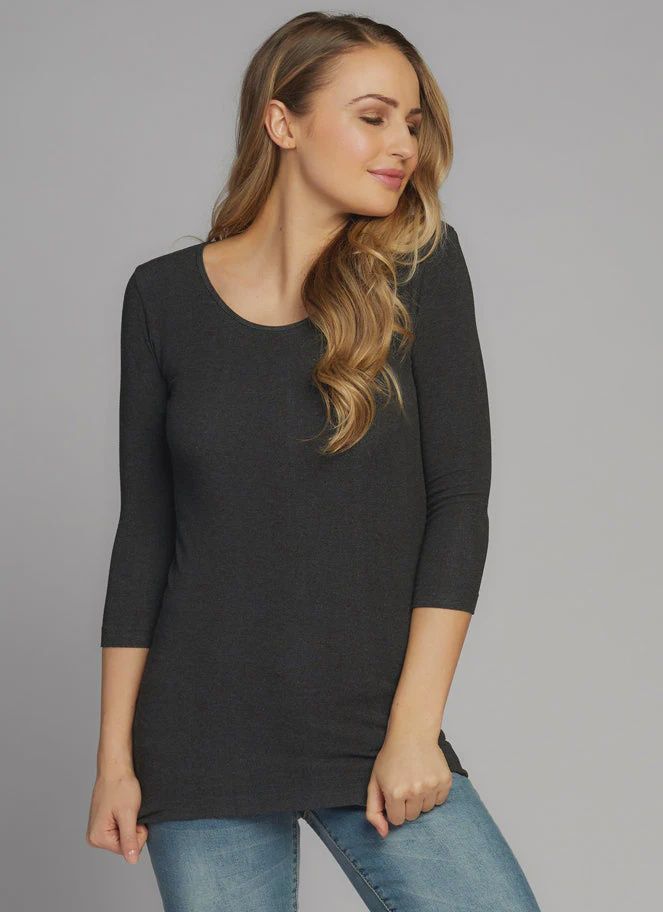 Bamboo 3/4 Sleeve Top Cest Moi