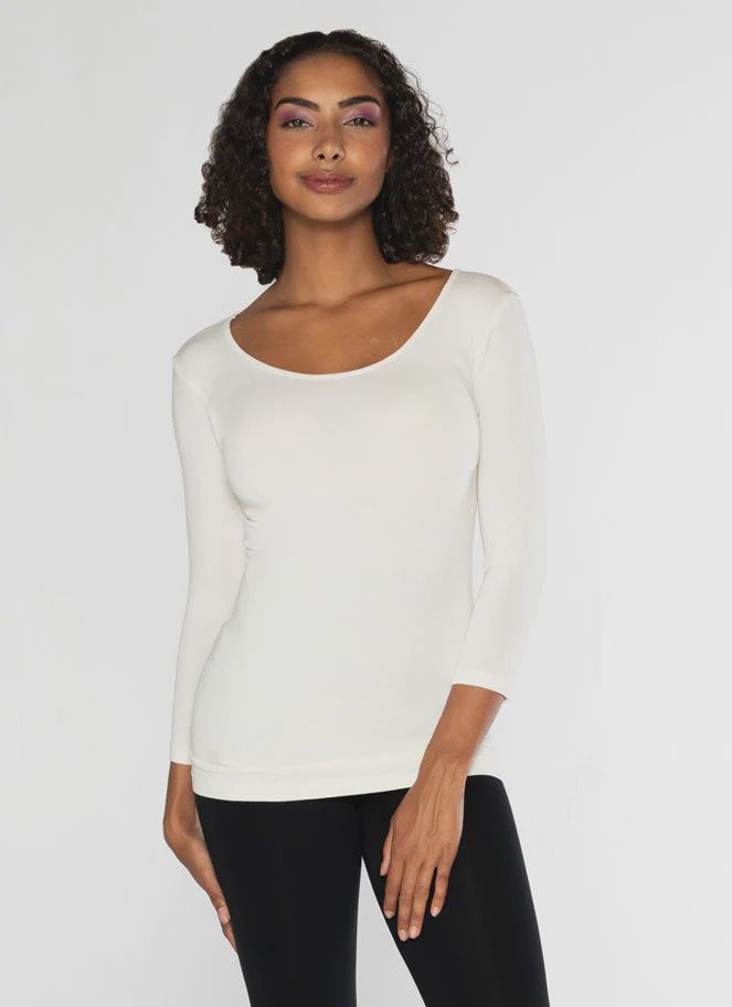Bamboo 3/4 Sleeve Top Cest Moi