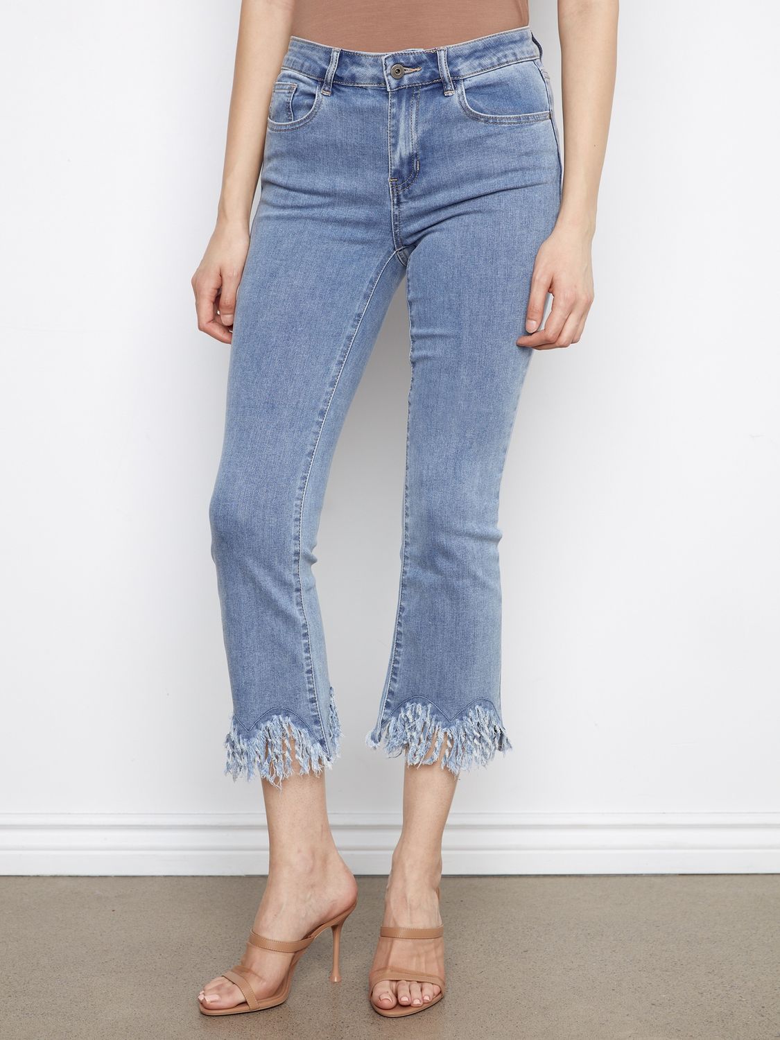 Jean Bottom Fringe, Colour: Blue, Size: 14