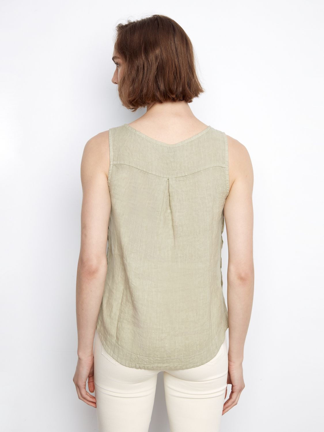 Tank Linen Side Buttons
