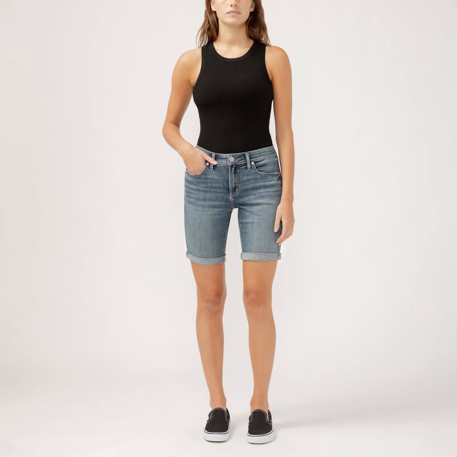 Shorts Bermuda Elyse, Colour: Indigo, Size: 26/9