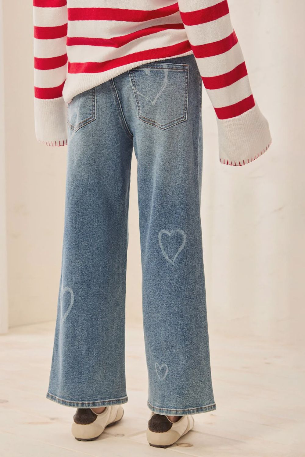 Jean Sophia Curvy super straight Printed