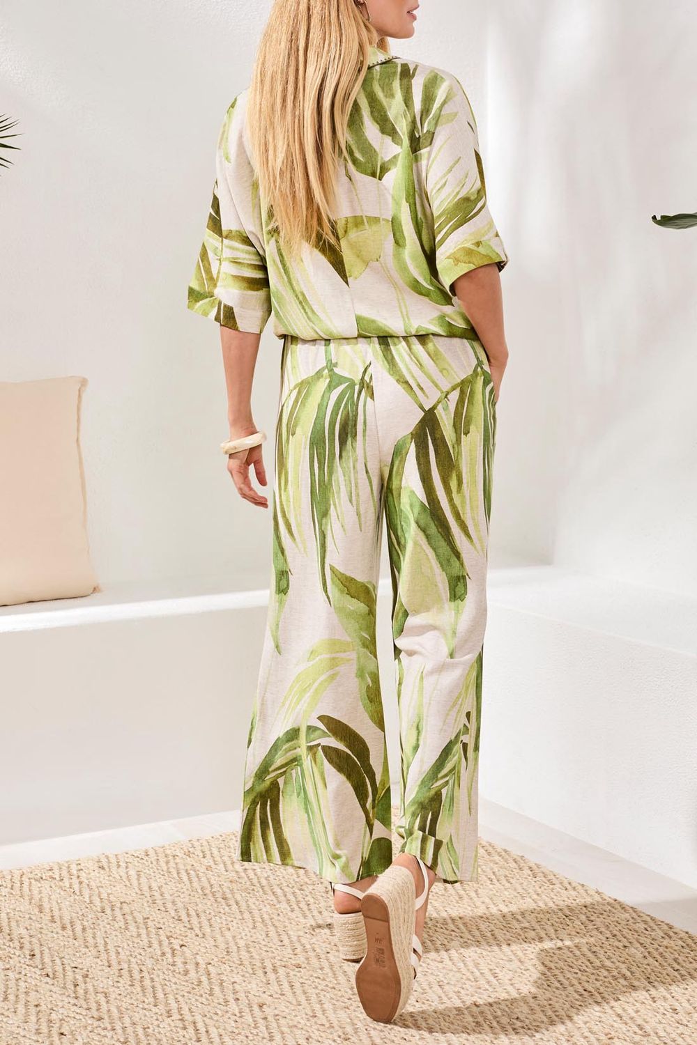 Pant Pull on Ankle pin tucks