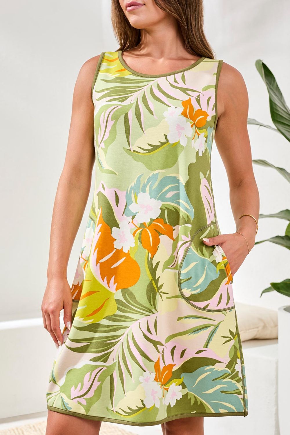 Dress Reversible A-Line, Colour: RainForest, Size: S