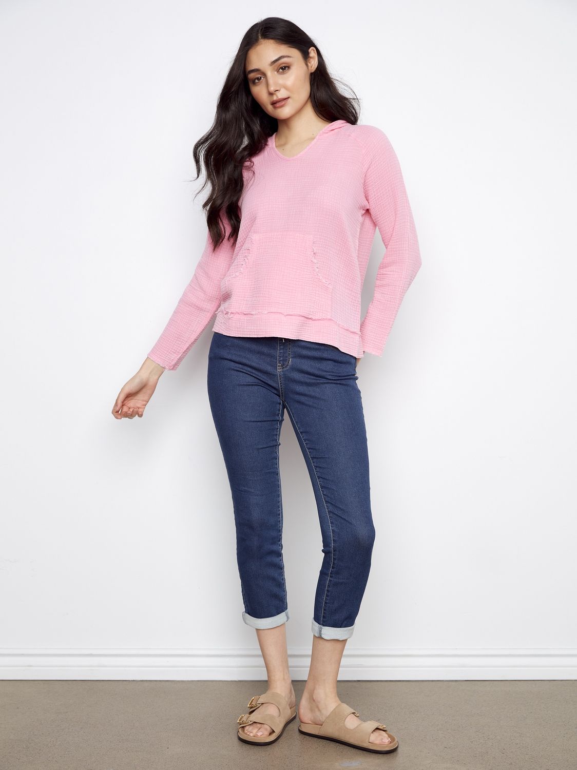 Hoody Bubble Cotton with Kangaroo Pocket