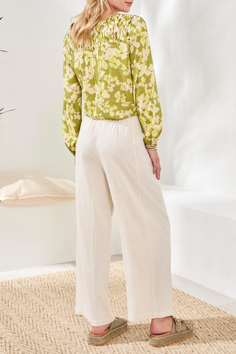 Pant Flowy Wide Ankle pant