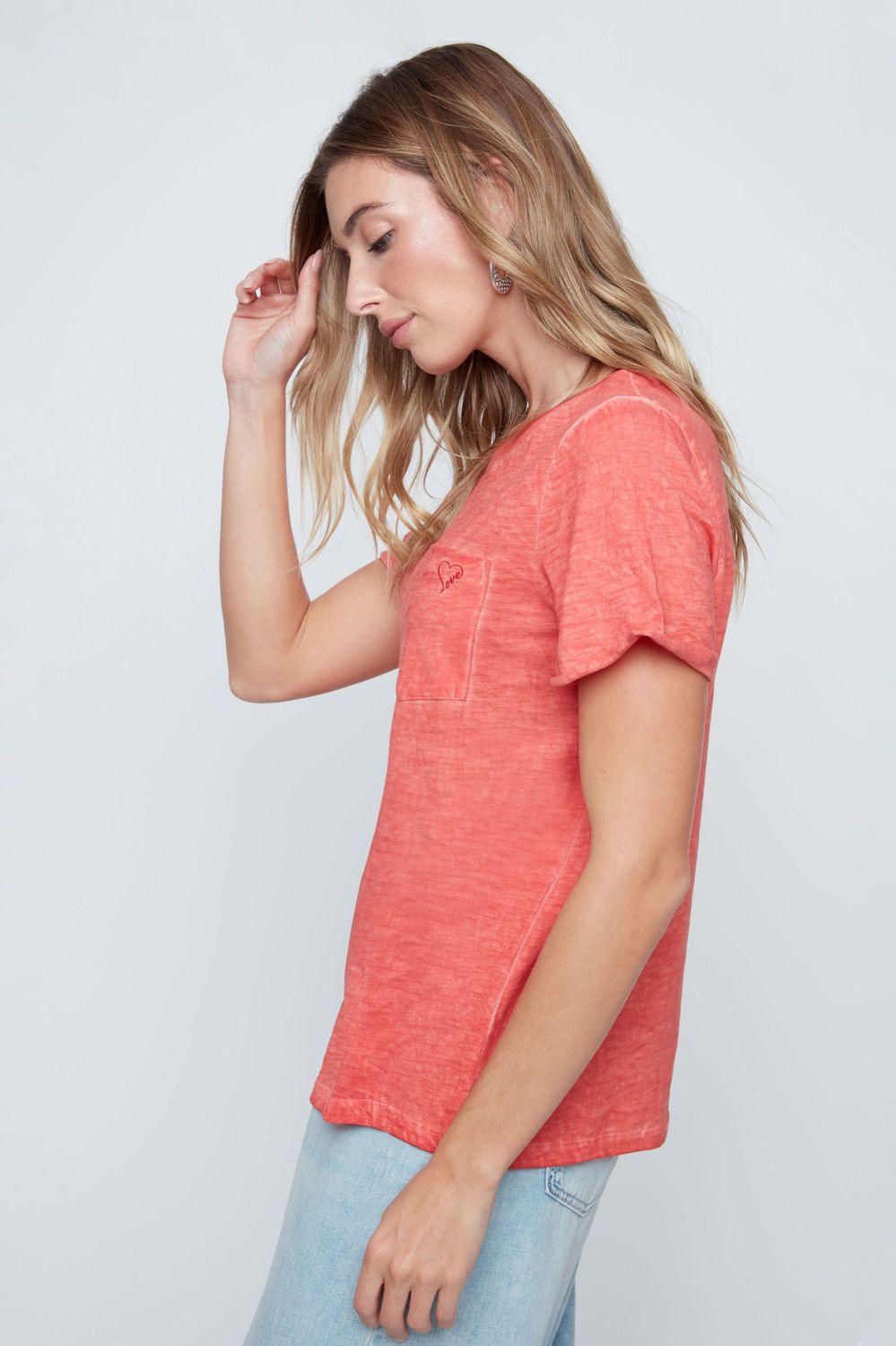 Tee Cotton with Pocket