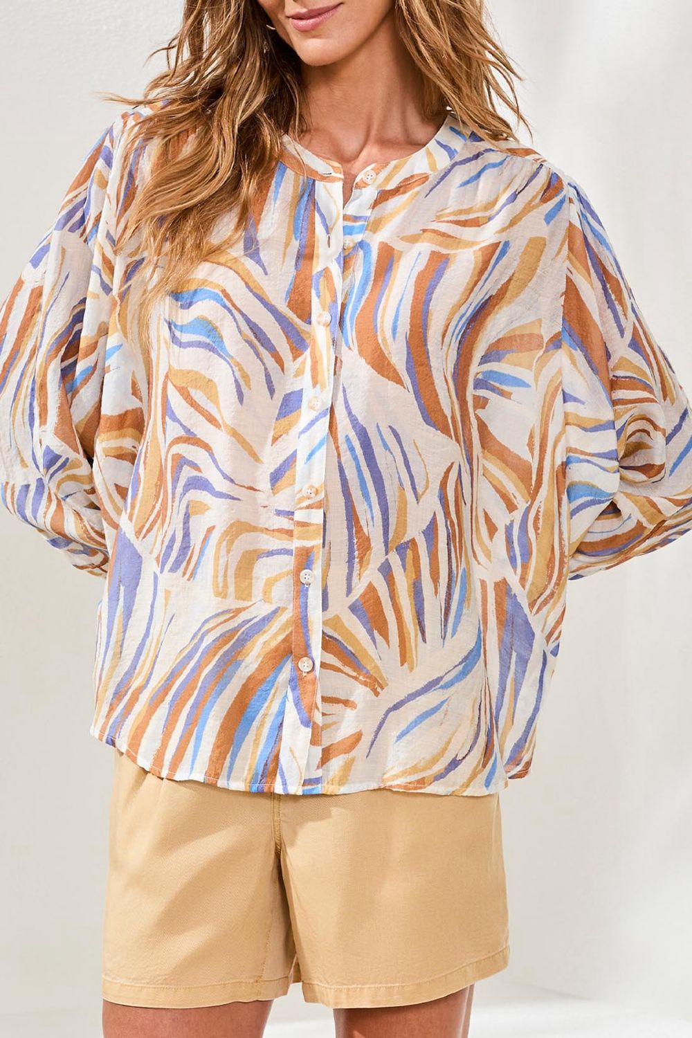 Blouse Wide Dolman Sleeve