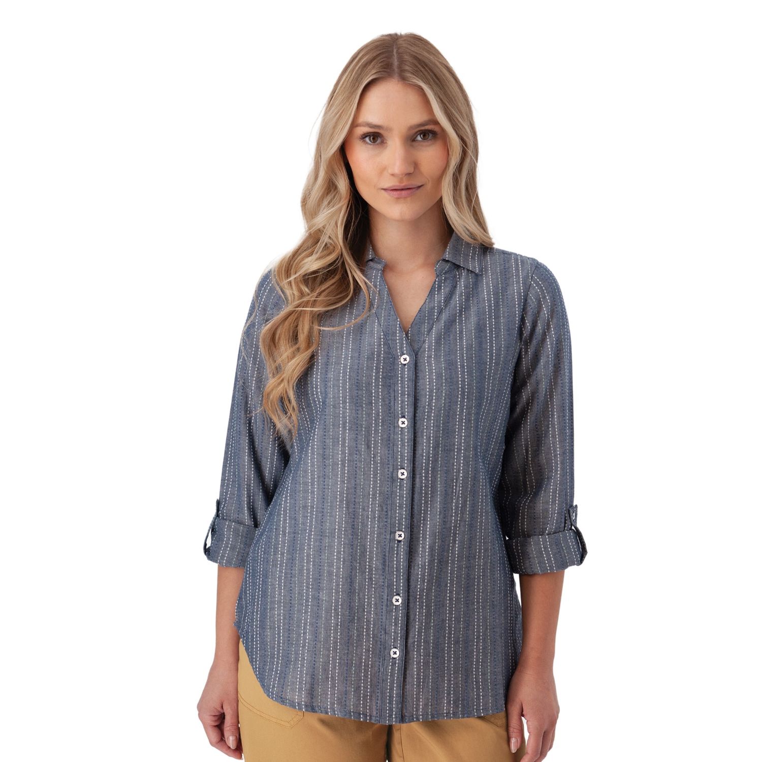 Shirt Fine stripe Plumas, Colour: Navy, Size: S