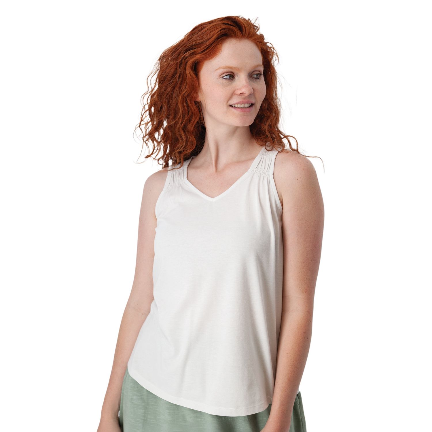 Tank Top Cotton Calypso, Colour: White, Size: XS