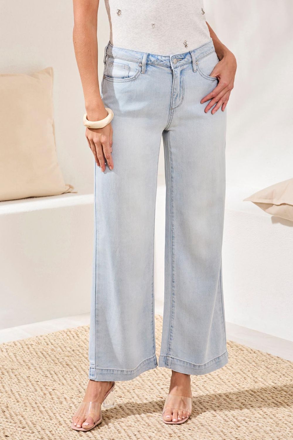 JeansBlue Thread  Audrey Flowy Palazzo