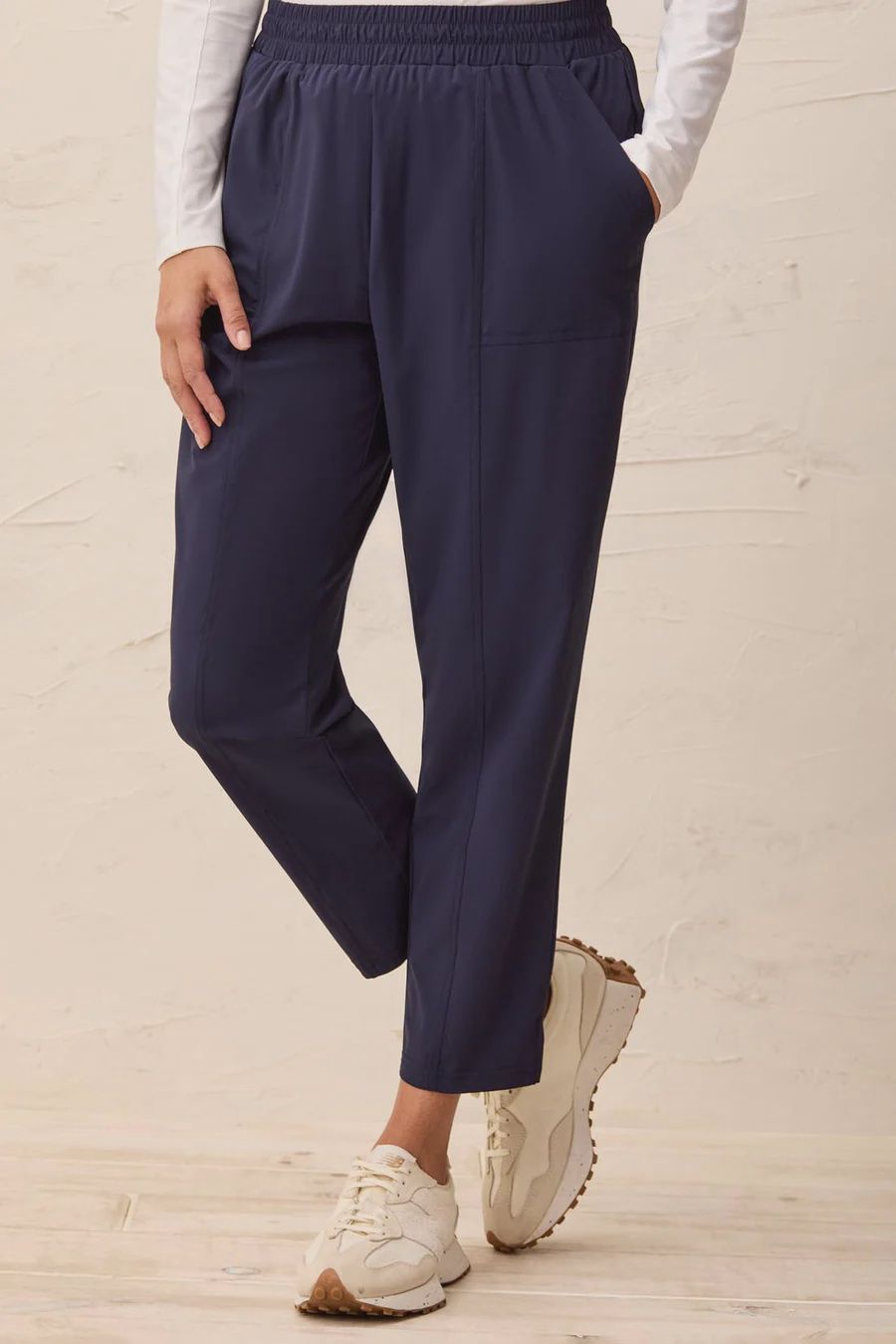 Capri Technical Stretch Pull on, Colour: Deep Blue, Size: 6