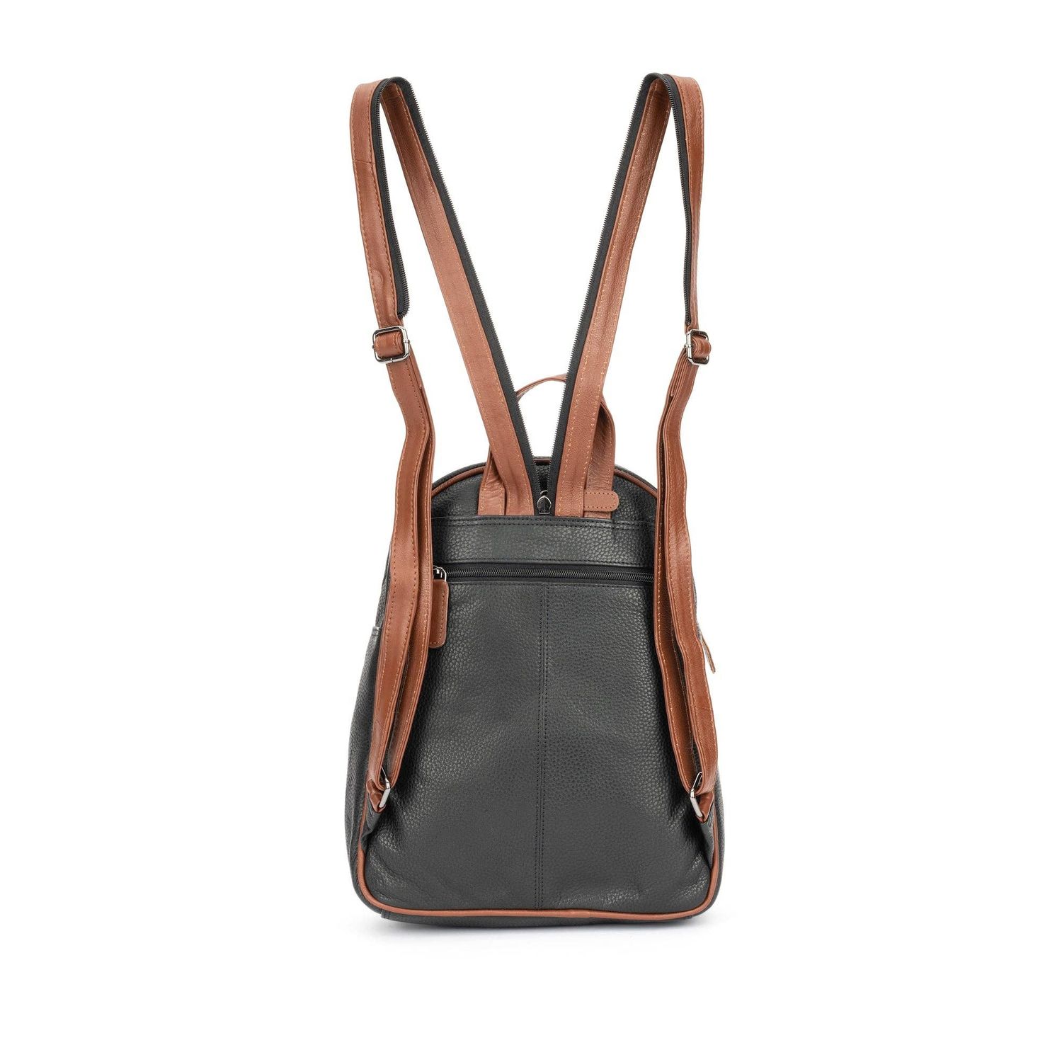 Leather Backpack Byron - Black