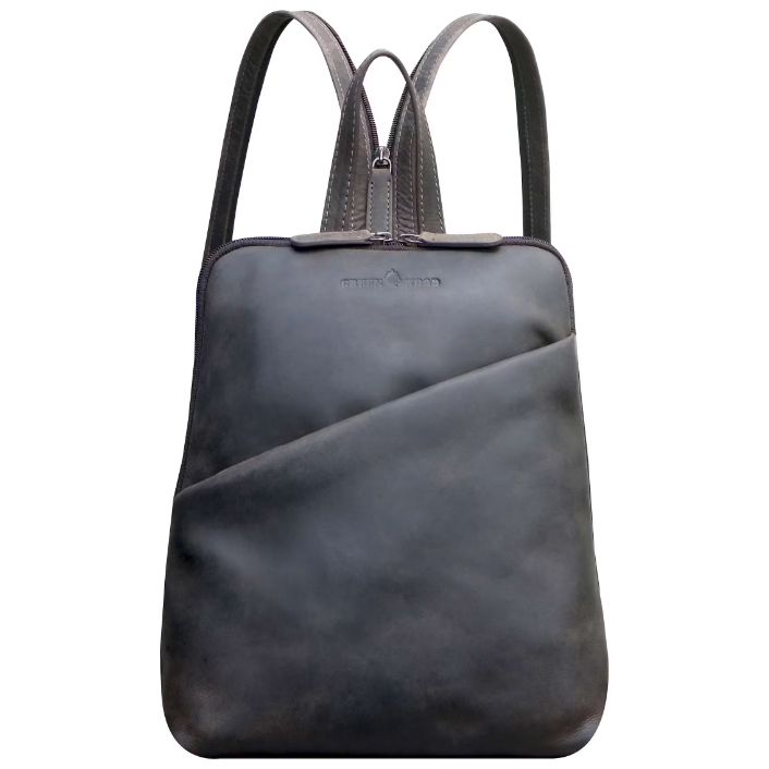 Leather Backpack Claire, Color: Brown