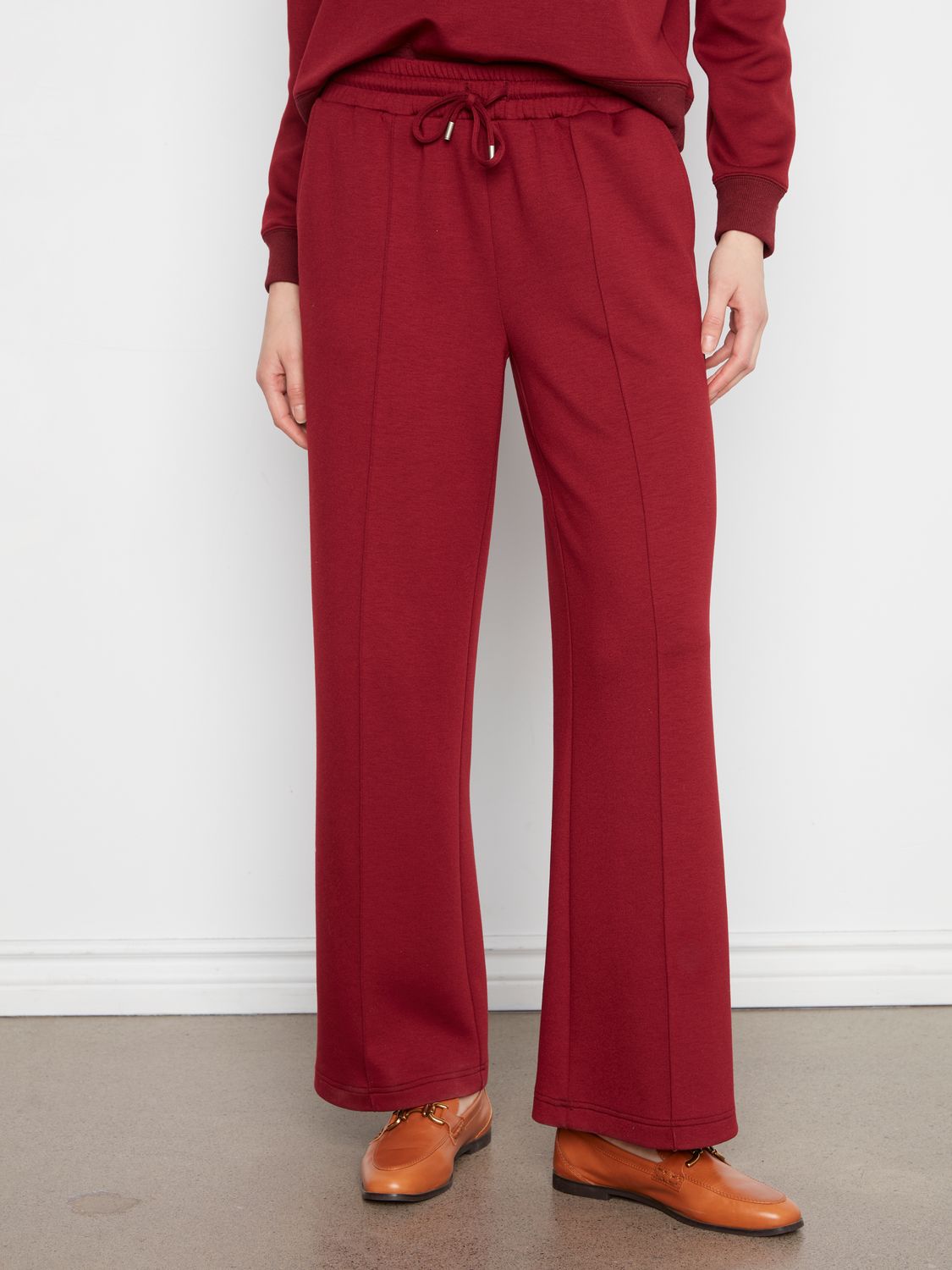 Pant wide leg Pin tuck